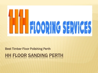 Best Floor Sanding Perth