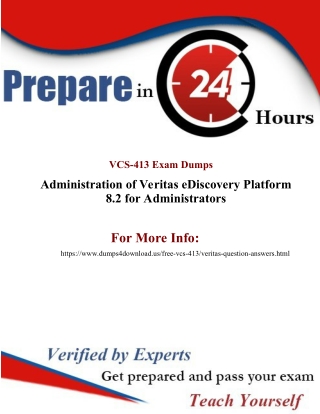 Latest VCS-413 Veritas Dumps Questions - 2019 VCS-413 Veritas Dumps - Dumps4Download.us