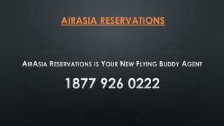 AirAsia Reservations is Your New Flying Buddy Agent