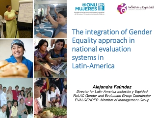 The integration of Gender Equality approach in national evaluation systems in Latin-America