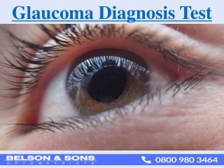 Glaucoma Diagnosis Test