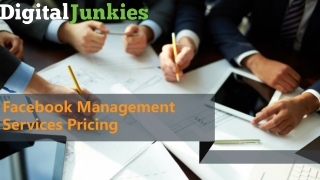 Facebook Management Services Pricing - Digital Junkies