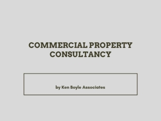 Commercial Property Consultancy