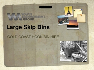 Large skip bins - WM Group