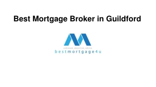 Best Mortgage Broker in Guildford