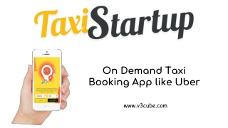 On Demand Taxi Booking App like Uber