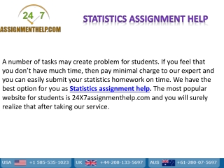 statistics assignments help