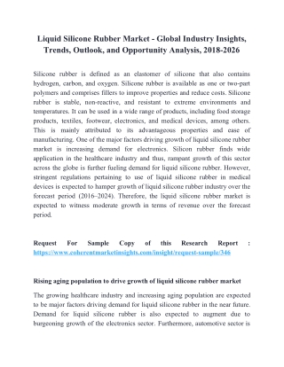 Liquid Silicone Rubber Market