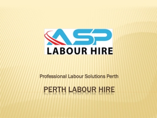 Labour Solutions Perth