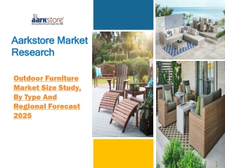 Outdoor Furniture Market Size Study, By Type And Regional Forecasts 2018-2025