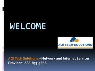 AOI Tech Solutions - Network and Internet Services Provider - 8888754666