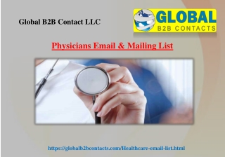 Physicians Email & Mailing List