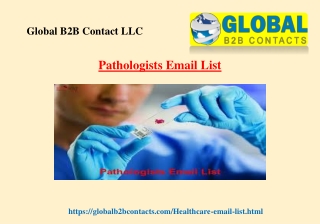 Pathologists Email List