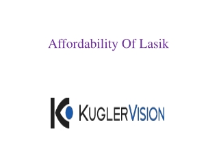 Affordability Of Lasik