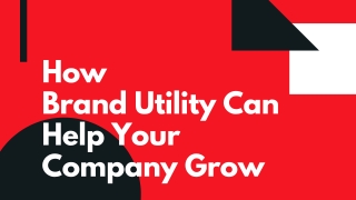 How Brand Utility Can Help Your Company Grow