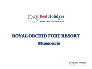 Royal Orchid Fort Resort | Perfect Place for Corporate Events