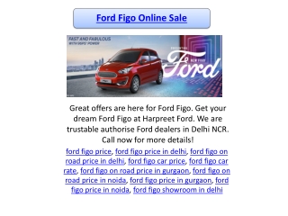 Ford figo online sale