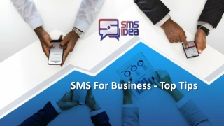 SMS For Business - Top Tips