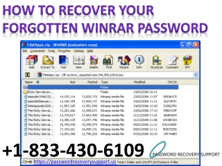 How to Recover your Forgotten WinRAR Password