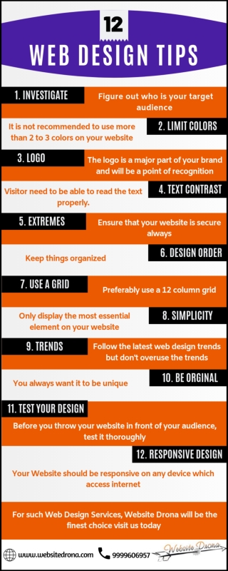 12 WEB DESIGN TIPS