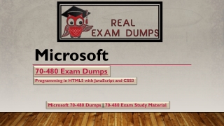 The Secret of Successful Microsoft 70-480 Exam Study Material| Realexamdumps.com
