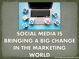 Social Media Marketing Company Bringing A Big Change In The Marketing World