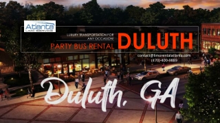 Cheap Party Bus Rental Duluth