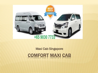 Maxi cab Singapore