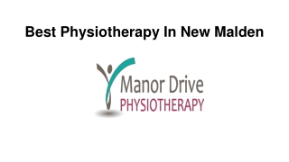 Best Physiotherapy In New Malden