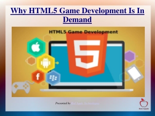 Why HTML5 Game Development Is In Demand