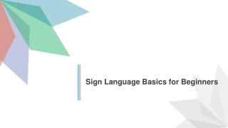 Sign Language Basics for Beginners