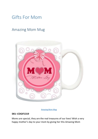 Gifts For Mom