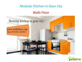Modular Kitchen in Gaur city