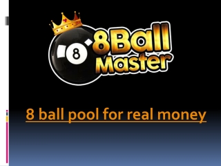 8 ball pool for real money