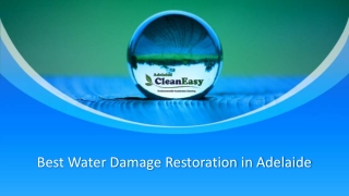 Best Water Damage Restoration in Adelaide