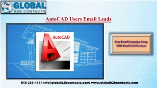 AutoCAD Users Email Leads