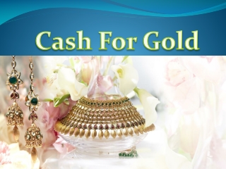 Selling gold Jewelry for cash