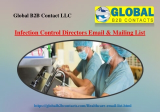 Infection Control Directors Email & Mailing List