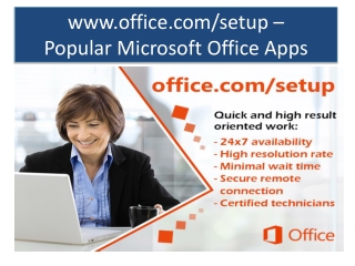 office.com/setup | Office 365 is the most-favored Microsoft Office version