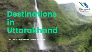 Destinations in Uttarakhand