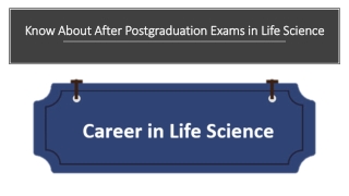Career Scope in Life Sciences After Postgraduation