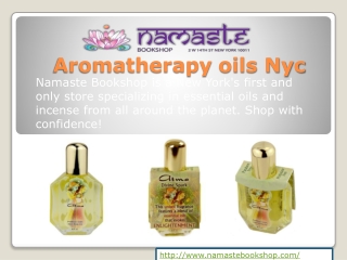 Aromatherapy oils