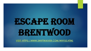 Escape room Brentwood