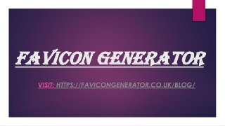 Favicon generator