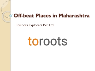 Off-beat Destinations in Maharashtra that are worth visiting!