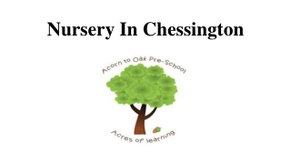 Nursery In Chessington