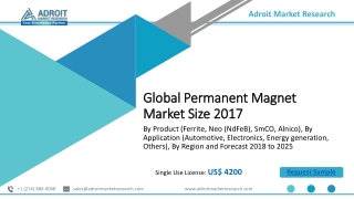 Permanent Magnet Market – Growth, Trends and Forecasts (2019 - 2025)