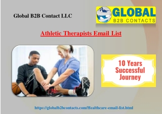 Athletic Therapists Email List