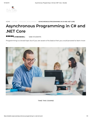 Asynchronous Programming in C# and .NET Core - Edukite