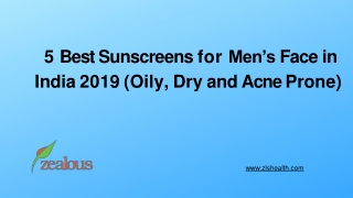 5 Best Sunscreens for Men’s Face in India 2019 (Oily, Dry and Acne Prone)
